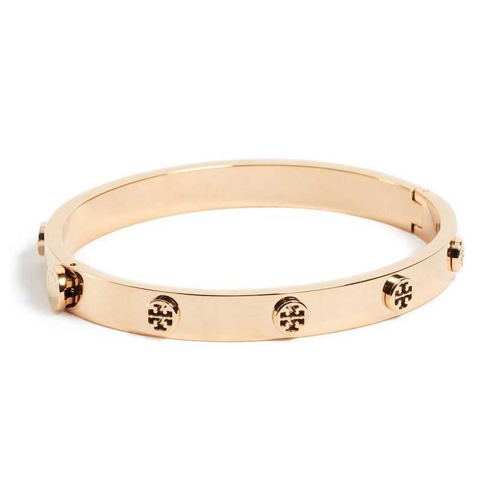 Tory Burch Logo Stud Hinge Bracelet