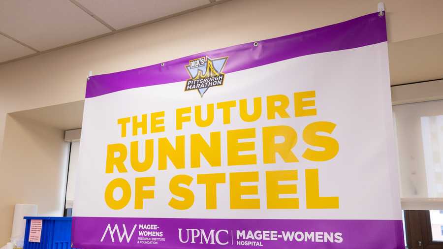 babies dressed in pittsburgh marathon attire at upmc magee.